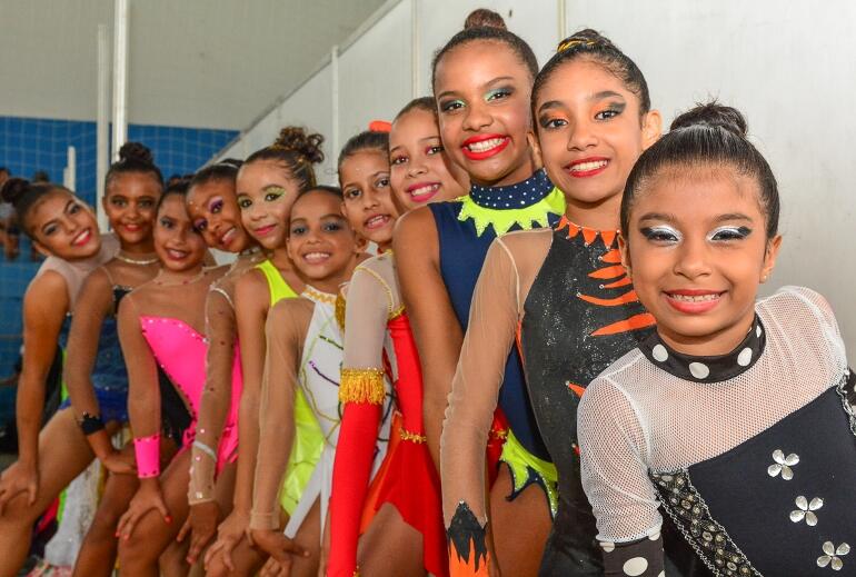 A ginástica rítmica desenvolve harmonia, graça e beleza (Foto: PMBV)