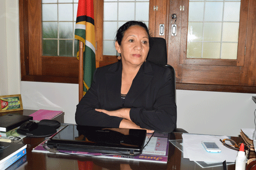 Titular do Consulado-Geral da Guiana em Boa Vista, Shirley Melville (Foto: Rodrigo Sales)