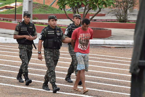 Sampaio Tuíra foi preso na BR-401, estrada que dá acesso à Guiana (Foto: Divulgação)