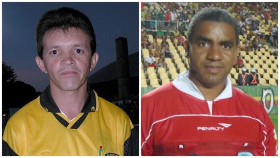 Antônio Santos Nunes (esquerda) e Paulo Sérgio Santos Moreira (direita) (Foto:Folha de Batalha/Maranhão Esportes/Montagem)