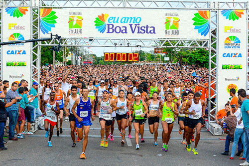 Prova acontece pelas principais ruas de Boa Vista (Foto: Divulgação)