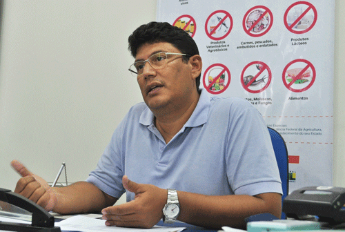 Chefe de fiscalização da unidade de Vigilância Agropecuária do Mapa, Juan Must (Foto: Thirza Perim)