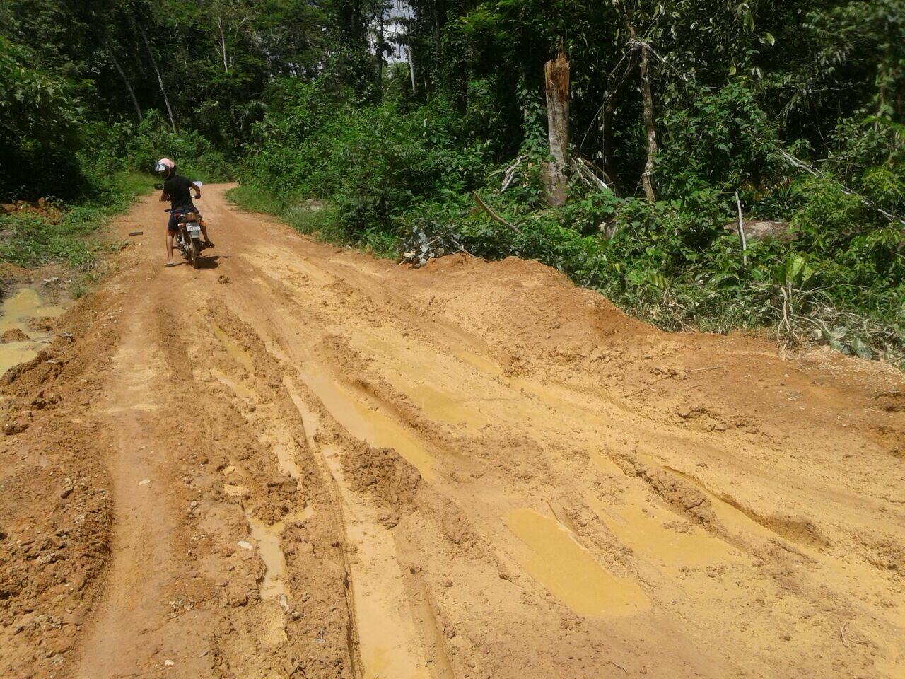 Situação de descaso com estrada prejudica moradores da Vicinal 37 (Foto: Jefter Reis)