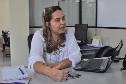 Conselheira suplente do Coren, Gabrielle Rodrigues: “Dessa forma poderemos organizar e direcionar a fiscalização na enfermagem obstétrica” (Foto: Thirza Perim)