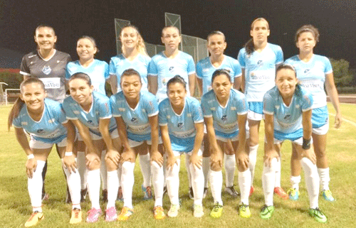 Meninas do Mundão perderam em casa (Foto: Darkson Leal)