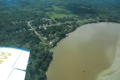 Vila de Santa Maria do Boiaçu fica localizada no extremo Sul de Roraima (Foto: Jader Souza)