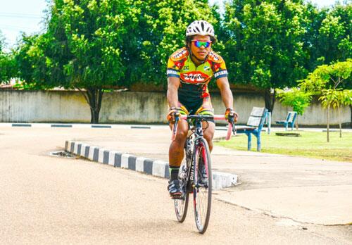 Com beneficio do Bolsa Atleta Tatiele faz treinamentos em São Paulo (Foto: Eduardo Andrade)