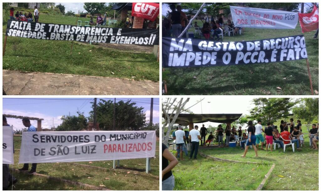 Servidores de São Luis cobram a elaboração do PCCR (Foto: Divulgação)