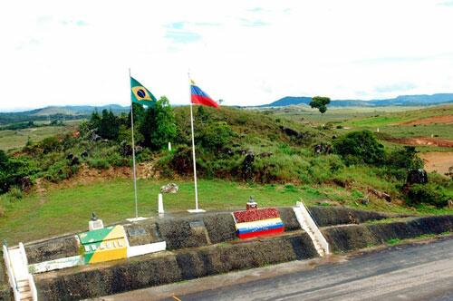Fora a intensa imigração de venezuelanos para o lado brasileiro, clima é de tranquilidade na fronteira (Foto: Divulgação/UOL)