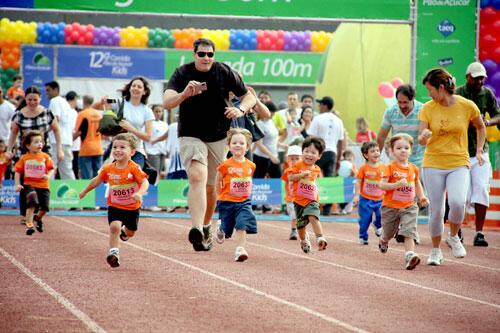 Largada da corrida Kids será a partir das 17h30, na pista de atletismo da Vila Olímpica (Foto: Divulgação)