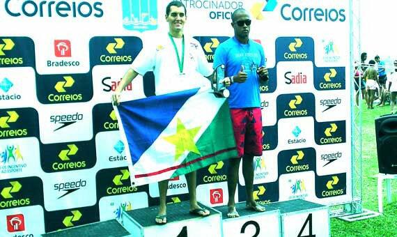 No ano passado, nadador roraimense foi o campeão da penúltima etapa do campeonato baiano (Foto: Divulgação)