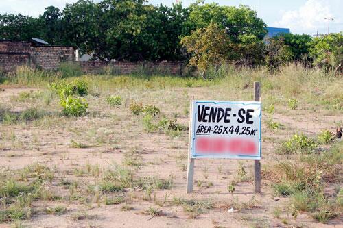 Terrenos são os mais procurados no mercado imobiliário local (Foto: Wenderson de Jesus)