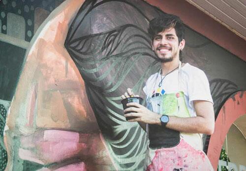 O artista Eduardo Briglia expõe pela primeira vez na Casa (Fotos: Divulgação)