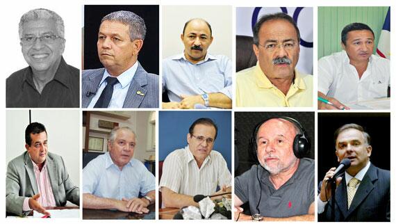 Ex-deputados federais são acusados de uso indevido de passagens aéreas quando eles exerciam o mandato (Fotos: Arquivo/Folha)
