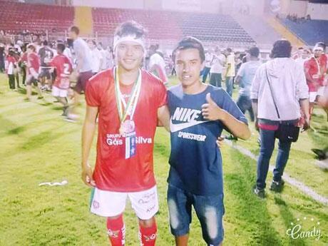 Roraimense Kaio Cristian comemora o título da Série C (Foto: Divulgação)