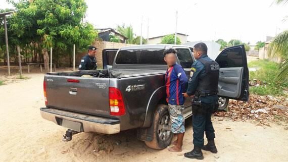 Polícia prendeu homem que possivelmente tenha furtado o carro (Foto: Divulgação)