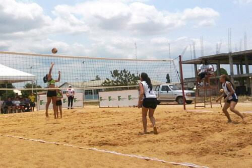 Jogos serão realizados nas quadras de areia do IFRR (Foto: Divulgação)