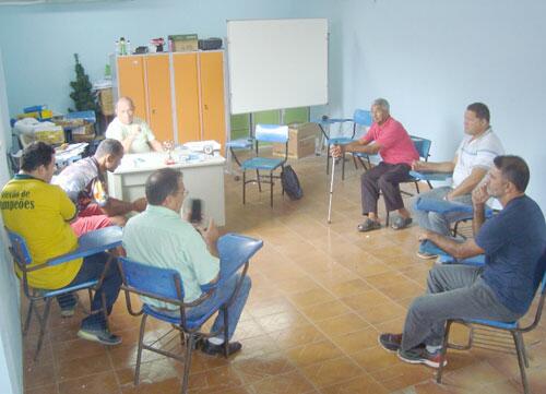 Reunião aconteceu ontem pela manhã na sede da FRF (Foto: Ribamar Rocha)