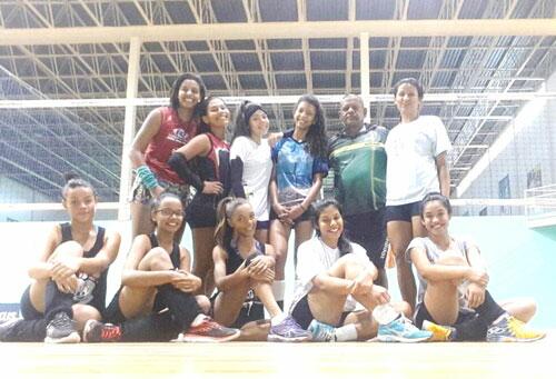 Seleção treinou ontem no Centro de Treinamento da Seleção da Confederação Brasileira de Voleibol (Foto: Divulgação)