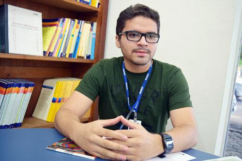 Técnico em informações do IBGE, Lucas Gomes: “Mortes violentas no Estado seguiram a tendência nacional.”(Foto:  Rodrigo Sales)