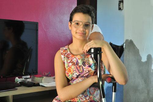 A jovem tem um canal no youtube chamado Thais Shake Milk (Fotos Thirza Perim)