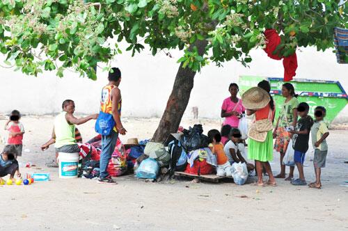 Fugindo da crise na Venezuela, mais indígenas chegam diariamente a Boa Vista (Foto: Diane Sampaio)