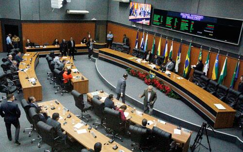 Todos os 20 deputados presentes em plenário votaram a favor do texto apresentado pelo relator (Foto: Wenderson de Jesus)