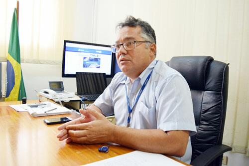 Gerente da unidade operacional da Anatel em Roraima, Augusto César (Foto: Rodrigo Sales)