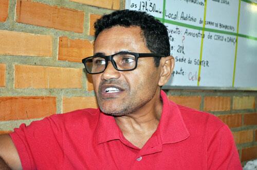 Presidente do Sinter, Flávio Bezerra: “Nossa preocupação é com a qualidade da educação”(Foto: Rodrigo Sales)