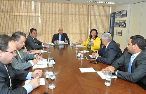 Governadora Suely Campos quando esteve reunida com o ministro da Justiça (Foto: Divulgação)