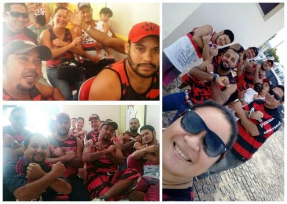 Integrantes da torcida do Flamengo comparecem em peso no Hemocentro (Foto: Divulgação)