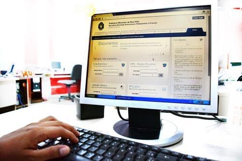As ações darão mais agilidade ao atendimento ao contribuinte, como a melhoria do atendimento através do site da Prefeitura de Boa Vista (Foto: Diane Sampaio)