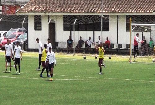 Roraima fez pré-temporada no Clube Perequê em Guarujá, litoral paulista (Foto: Divulgação)