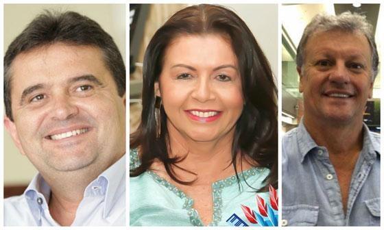 Anchieta Júnior, Suely Campos e Airton Cascavel já externaram interesse em concorrer em 2018 (Fotos: Divulgação)