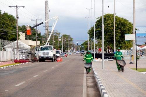Interdição da Avenida Ene Garcez será no trecho ao longo das praças Velia Coutinho e Fábio Paracat, onde ocorrerá a folia (Foto: Wenderson de Jesus)