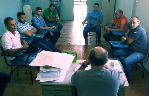 Reunião aconteceu ontem na sede da FRF (Foto: Ribamar Rocha)