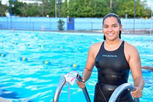 Nadadora Flavia Cantanhede será uma das homenageadas pela ALE  (Foto: Divulgação)