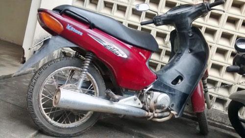 Motocicleta Honda/Biz C100, placa NAL-0381, será enviada para Boa Vista. (Foto: Divulgação/Policia Civil)