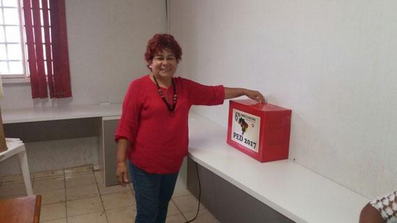 Rosinha foi eleita presidente do PT na Capital com mais de 100 votos de diferença (Foto: Divulgação/PT)