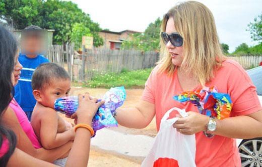 Denise Cavalcante: “A ideia é ajudar uma parte da sociedade que é esquecida, como é o caso das crianças” (Foto: Diane Sampaio)