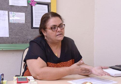 Diretora de apoio técnico da maternidade, Márcia Monteiro: “Percebemos que as mulheres estão vindo aqui para ter o bebê e depois voltam para a Venezuela”(Foto: Fernando Oliveira)