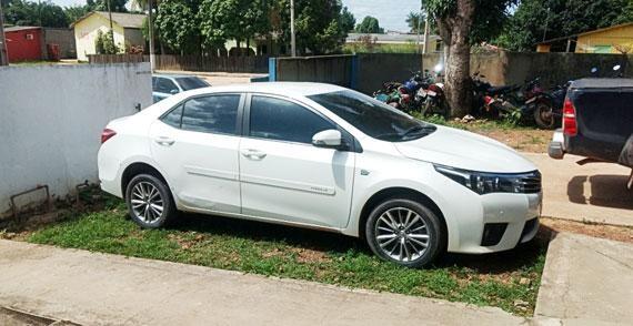 Corolla foi roubado há um ano em São Paulo (Foto: Jefter Reis)