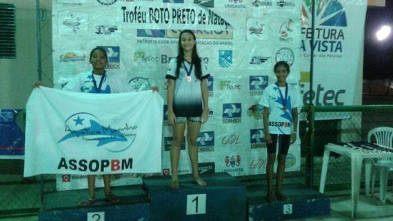 Melyssa Costa é a dona do novo recorde nos 200m Costas Petiz (Foto: Divulgação)
