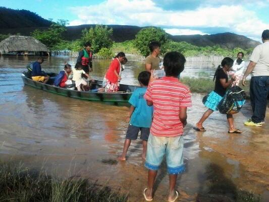 Os índios foram as principais vítimas das cheias