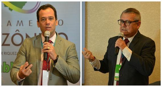 Deputados Jorge Everton e Joaquim Ruiz participam de Conferência em Foz do Iguaçu (Foto: SupCom ALERR)