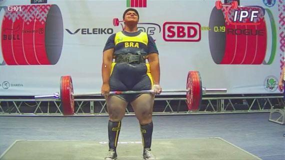 Roraimense Rodrigo Nazareno durante Campeonato Mundial (Foto: Divulgação)