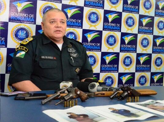 Coronel da PM, Edison Prola, deu detalhes sobre operação em coletiva de imprensa realizada na tarde desta quarta-feira, 11. (Foto: Hione Nunes)