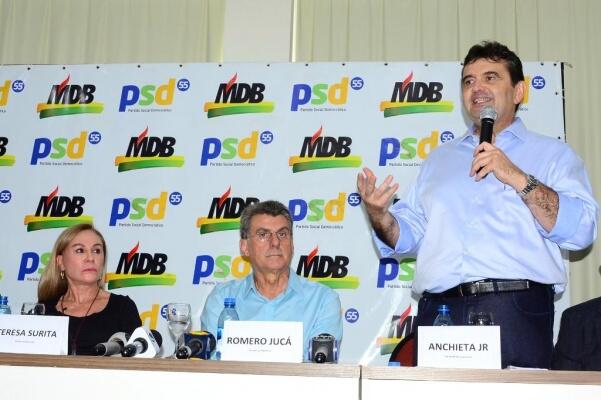 Pré-candidatura de Anchieta Júnior ao Governo ganha apoio do MDB, de Jucá (Foto: Nilzete Franco)