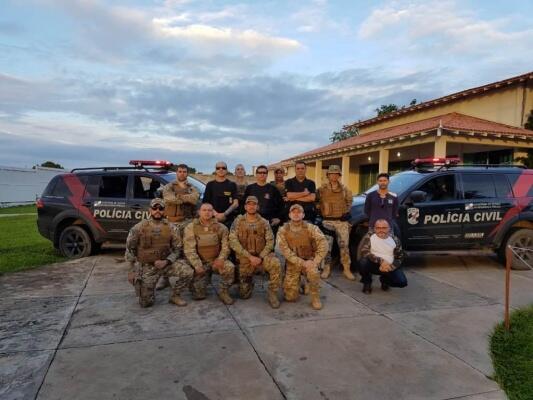 Operação Echelon em Roraima contou com a participação de 16 agendes da Polícia Civil (Foto: Divulgação)