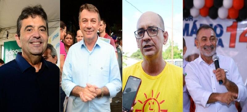 Anchieta Júnior, ex-governador; Antonio Denarium, empresário; Fábio Almeida, servidor público federal;Telmário Mota, senador licenciado